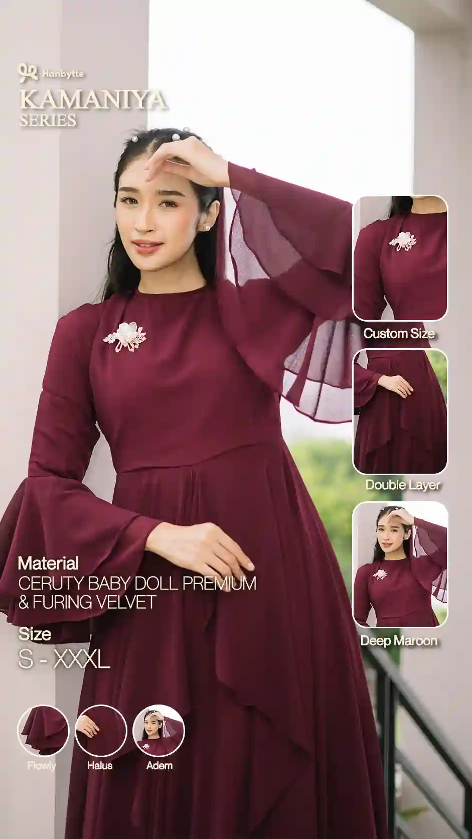 Kamaniya maroon