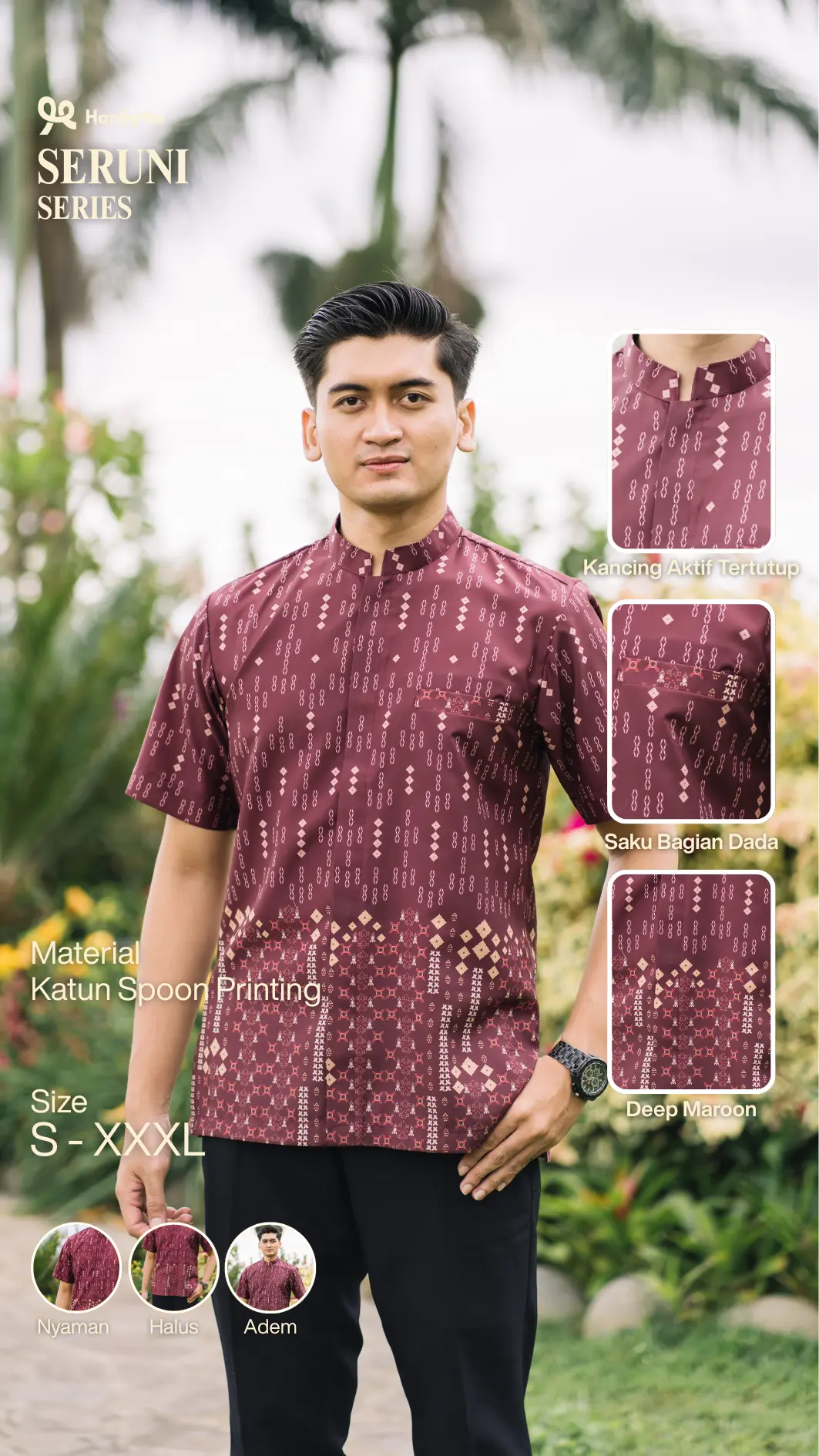seruni raya deep maroon