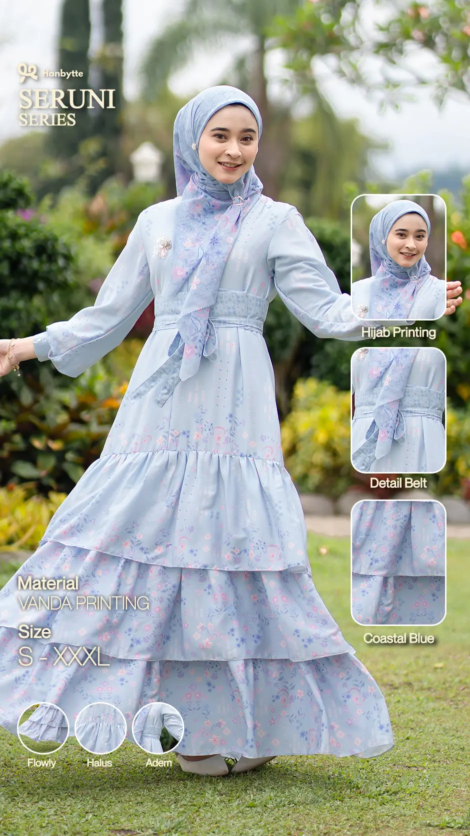 seruni raya Coastal blue