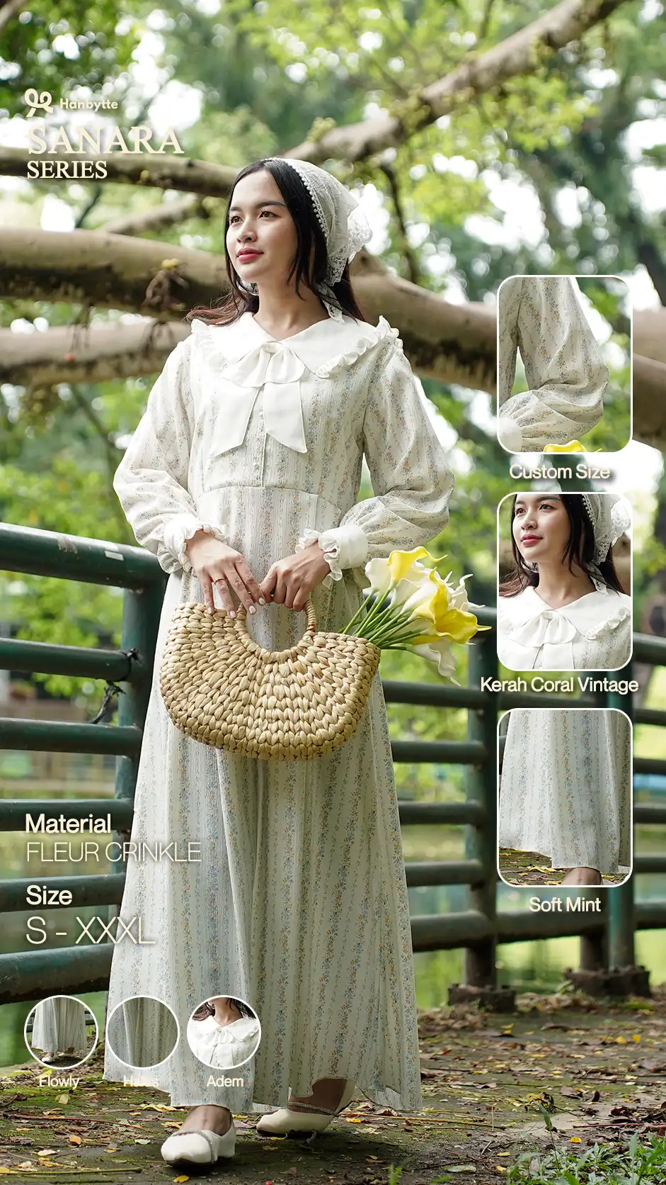 sanara dress soft mint